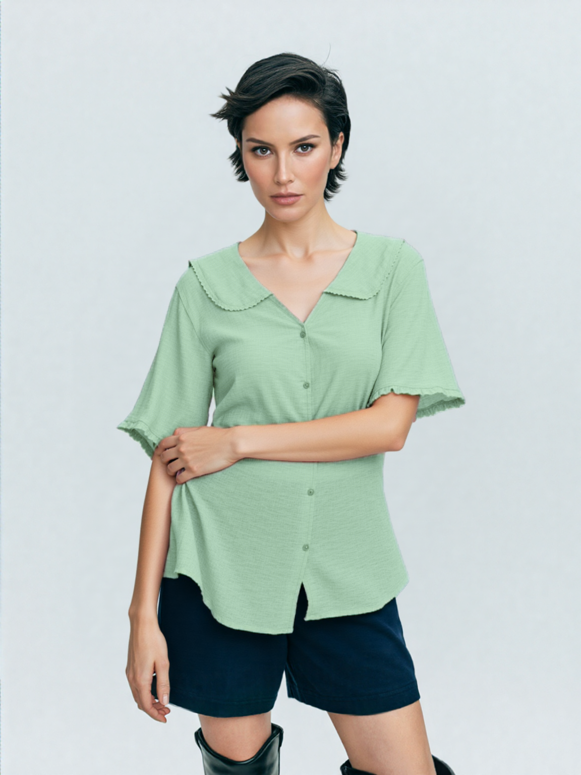 Lunaria Linen Blouse