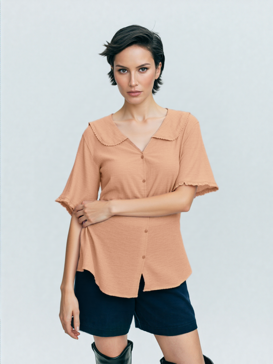 Lunaria Linen Blouse