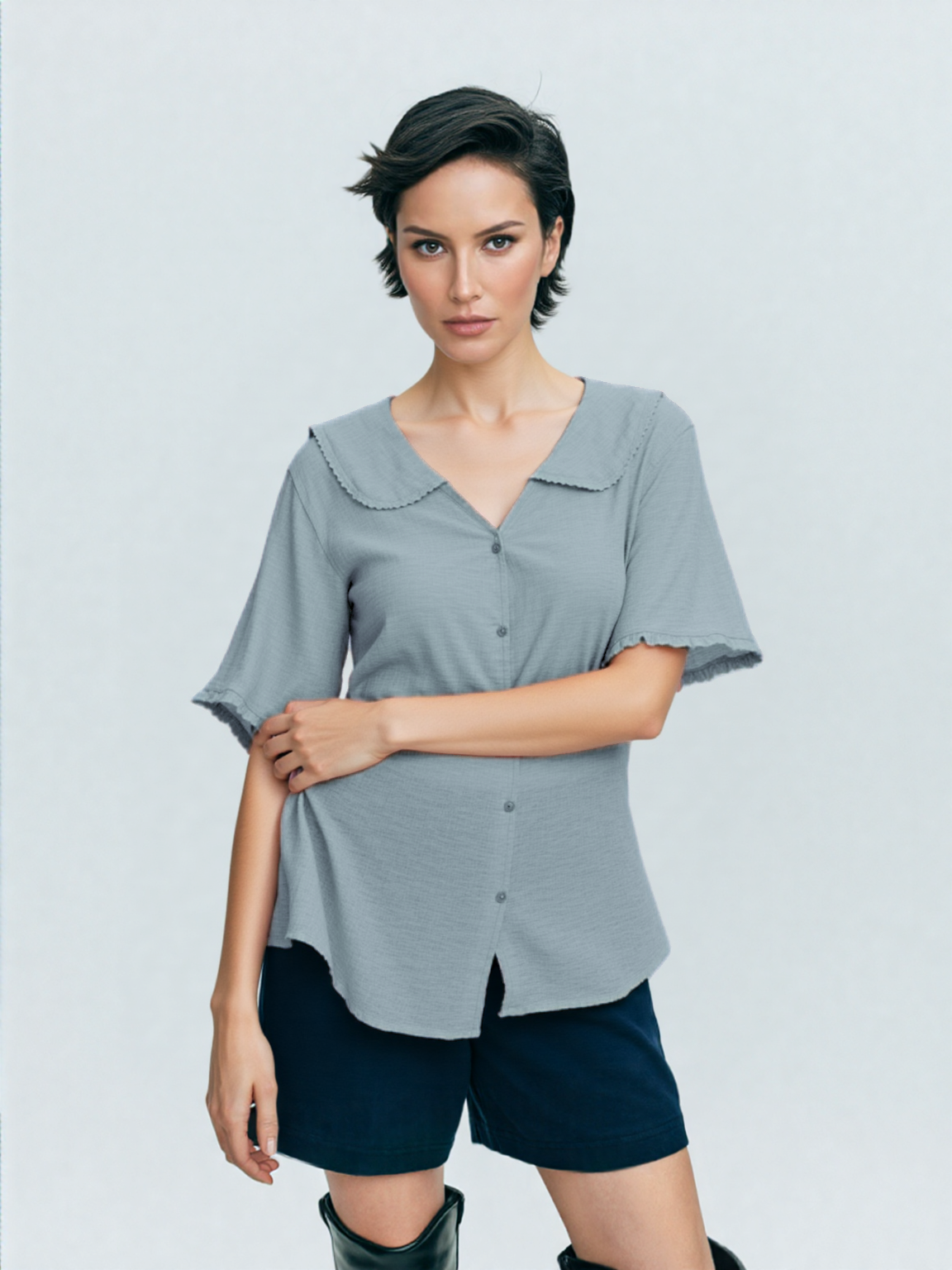 Lunaria Linen Blouse