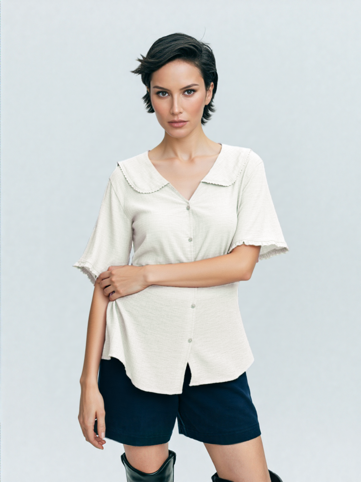 Lunaria Linen Blouse