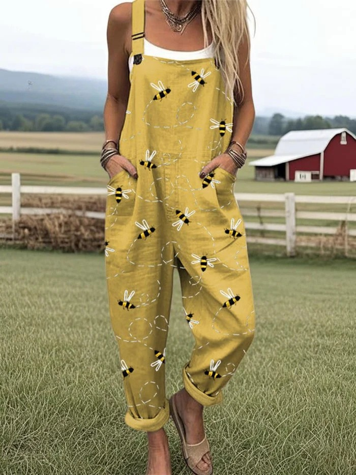 Amelia Artistic Vintage Jumpsuit