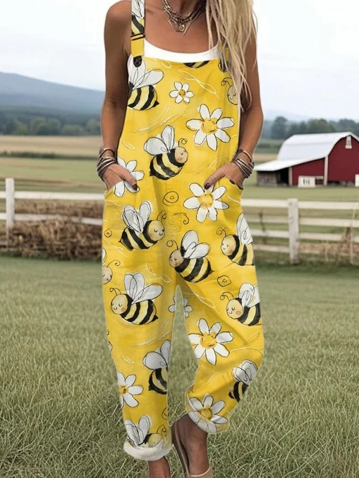 Amelia Artistic Vintage Jumpsuit
