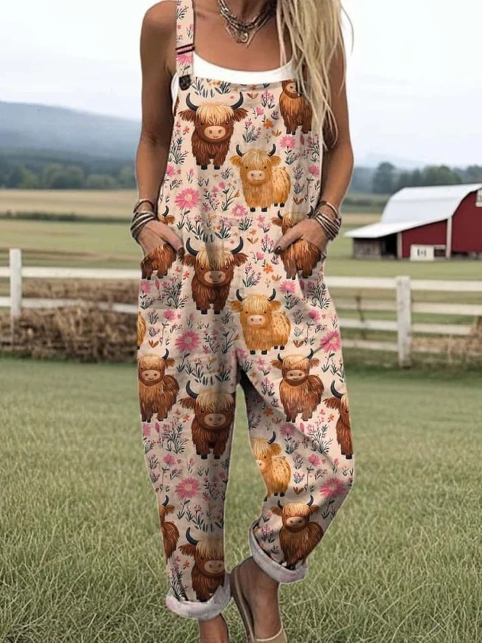 Amelia Artistic Vintage Jumpsuit