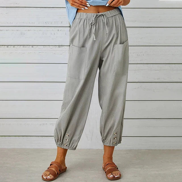 Jade Relaxed Linen Pants