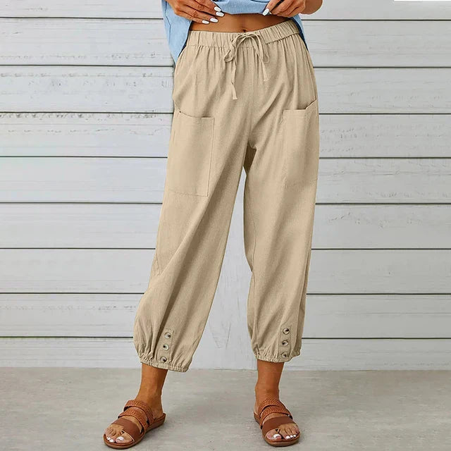 Jade Relaxed Linen Pants