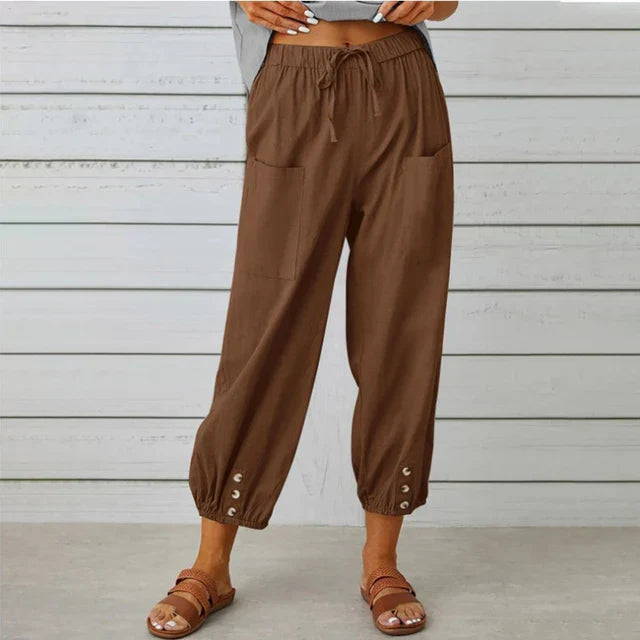 Jade Relaxed Linen Pants