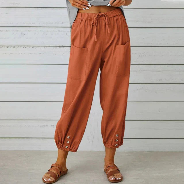 Jade Relaxed Linen Pants
