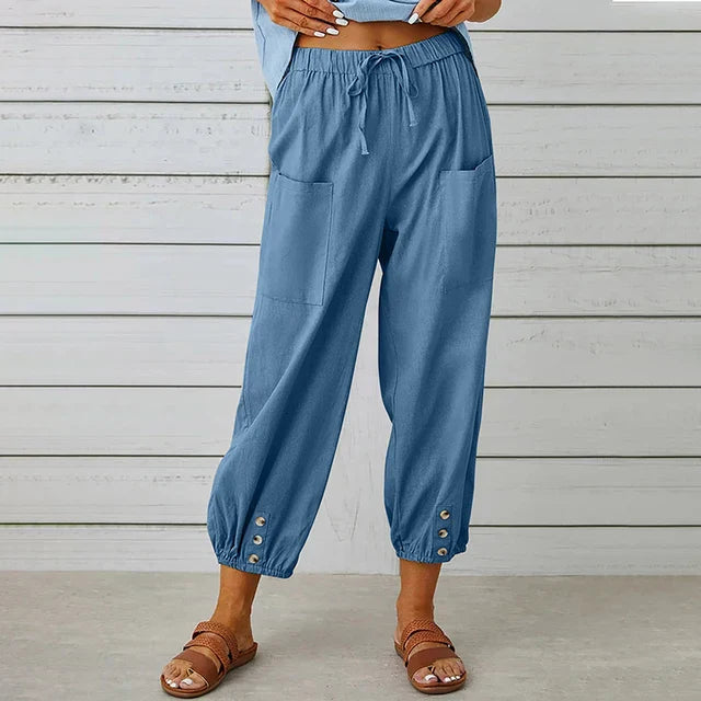 Jade Relaxed Linen Pants