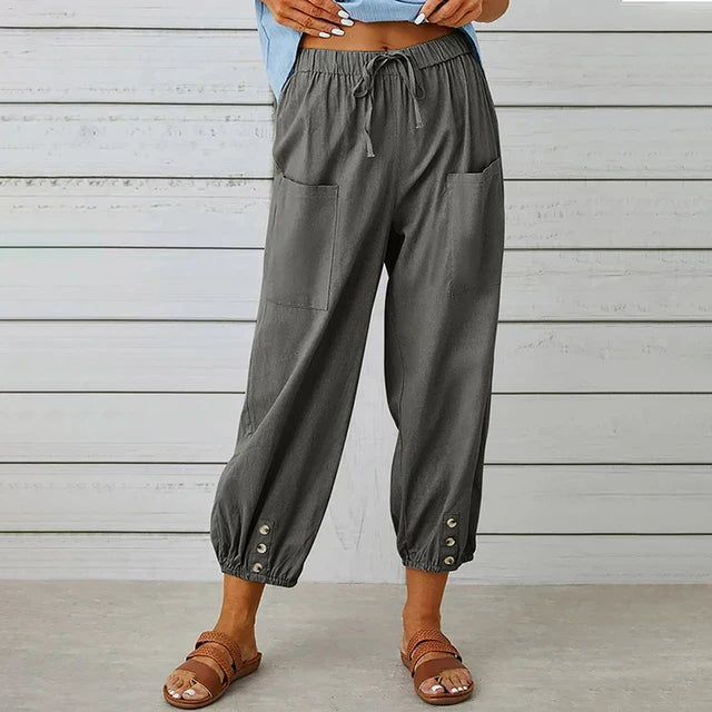 Jade Relaxed Linen Pants