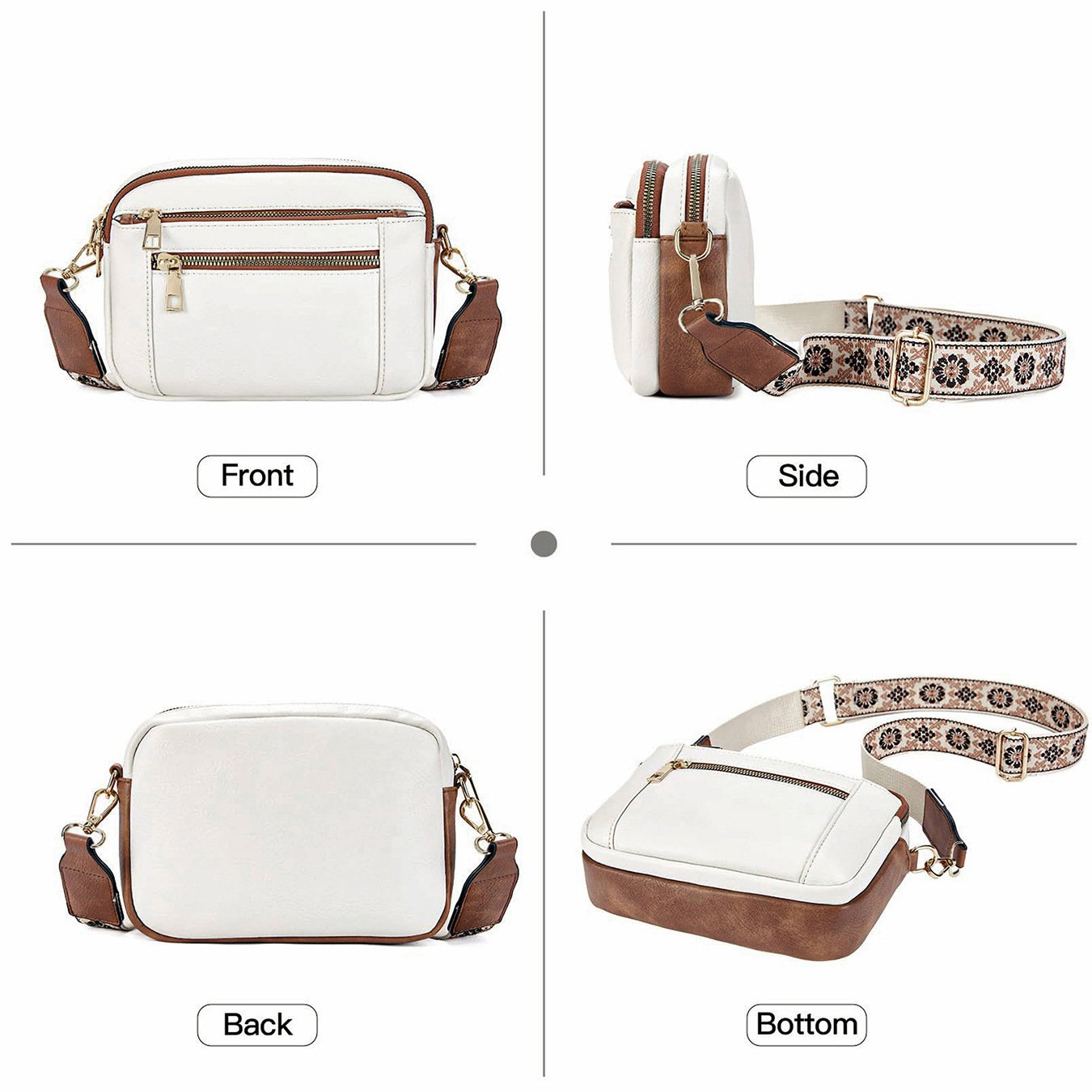 Olivia Luxe Leather Shoulder Bag
