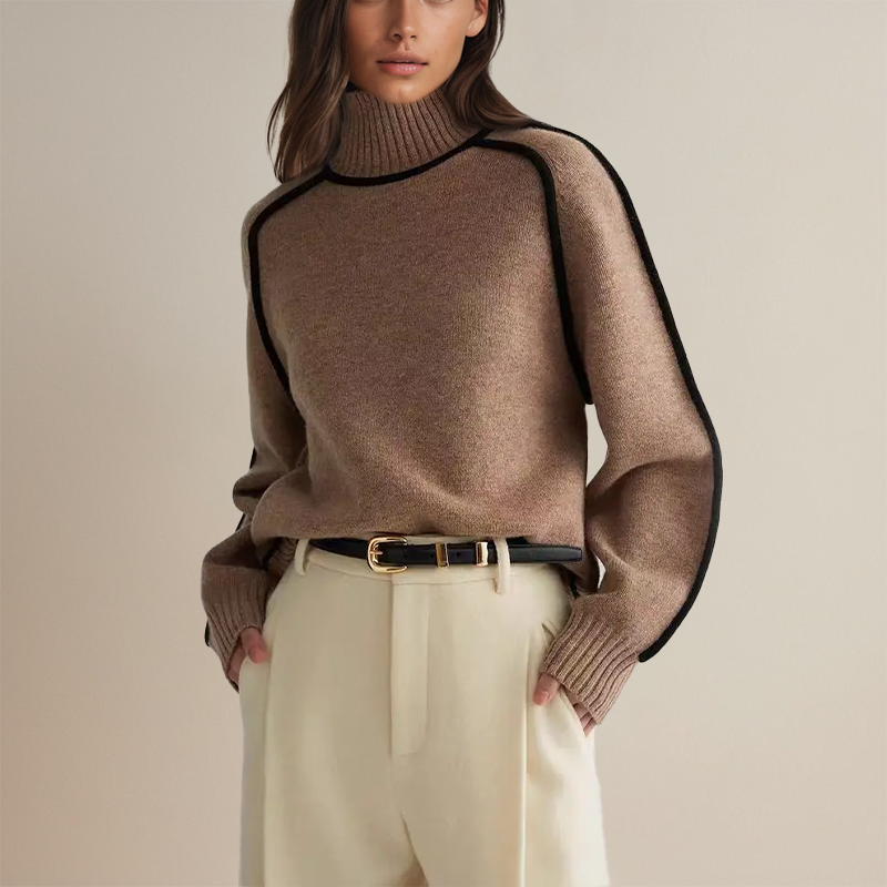 The Ava Luxe Soft Turtleneck Sweater