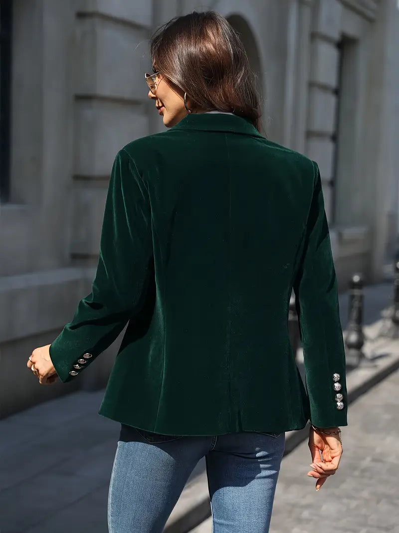 Amelia Velvet Tailored Blazer