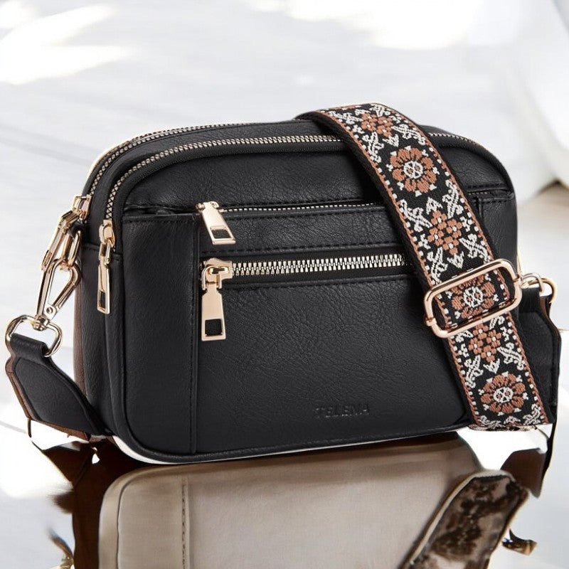 Olivia Luxe Leather Shoulder Bag