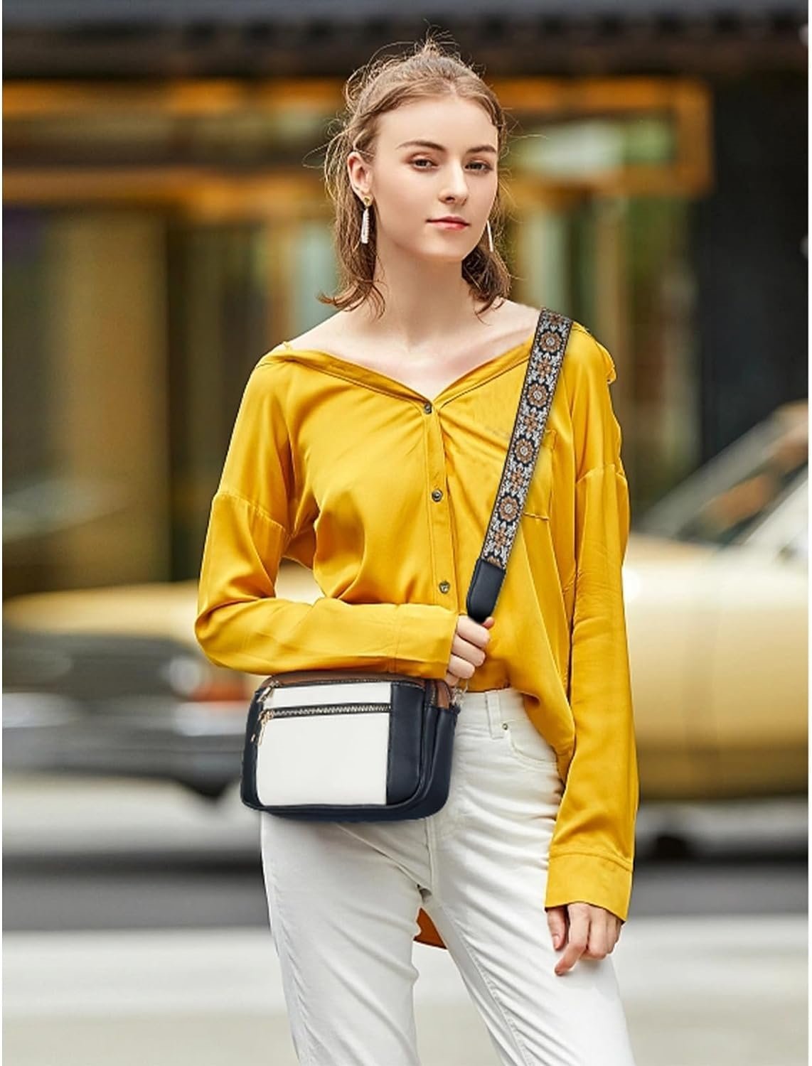 Olivia Luxe Leather Shoulder Bag