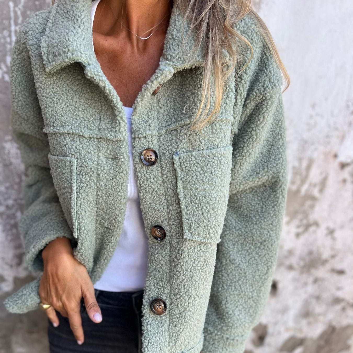 Audrey Refined Longline Wool Blend Coat