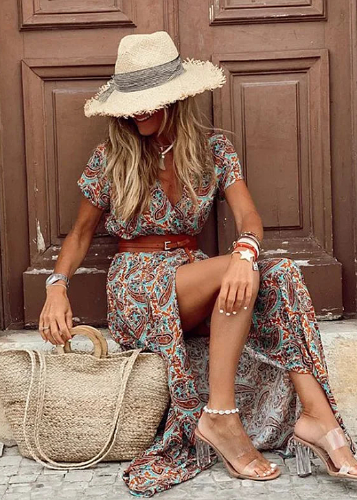 Solara Boho Maxi Dress