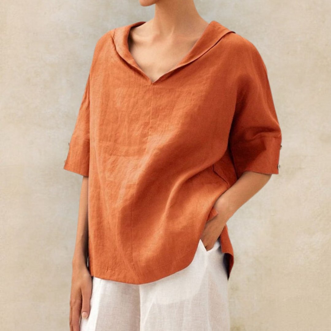 Clare Everyday Luxe V-Neck Blouse
