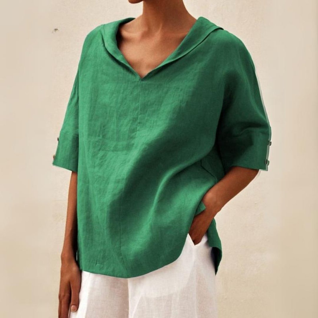 Clare Everyday Luxe V-Neck Blouse