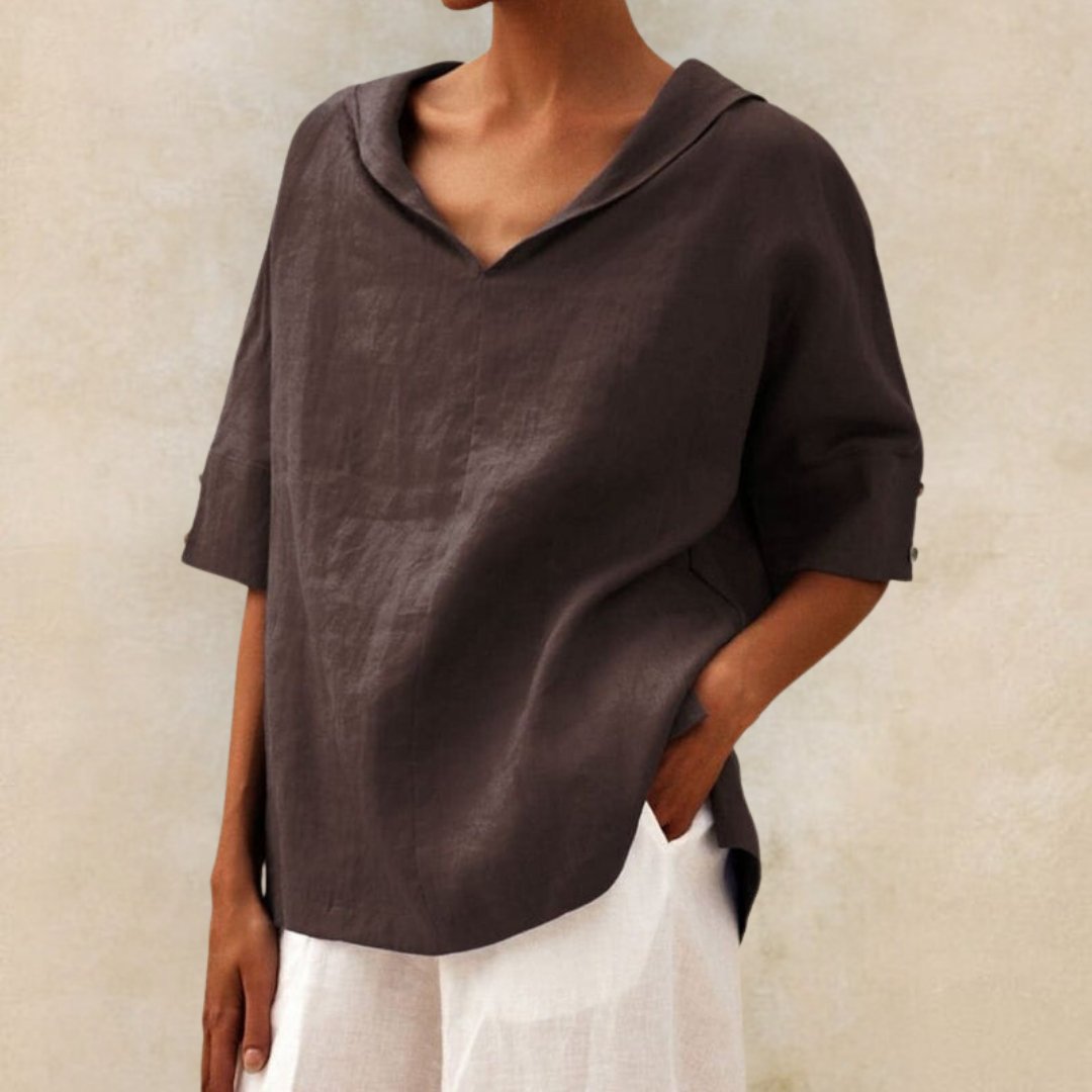 Clare Everyday Luxe V-Neck Blouse