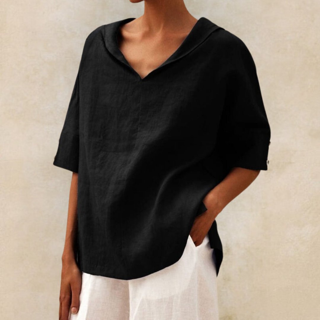 Clare Everyday Luxe V-Neck Blouse