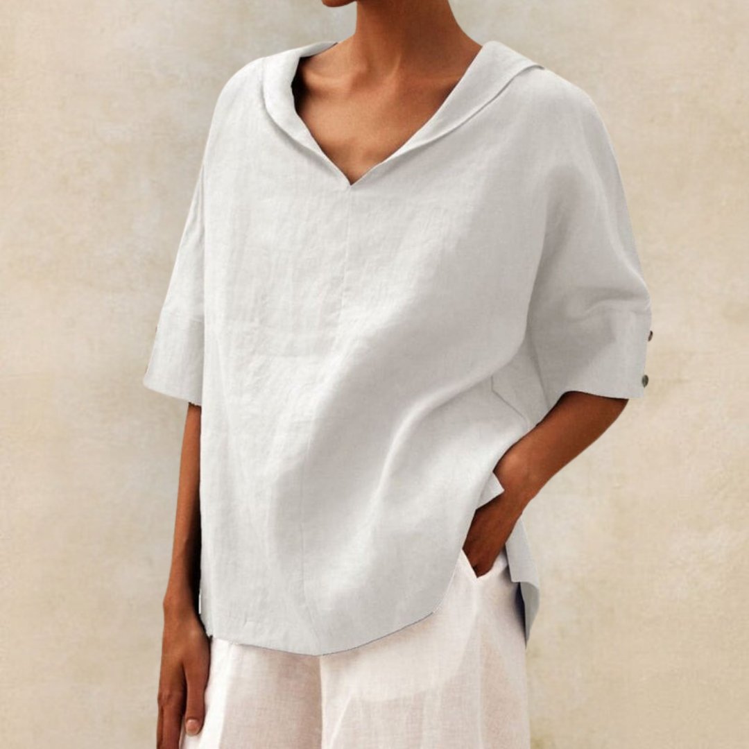 Clare Everyday Luxe V-Neck Blouse