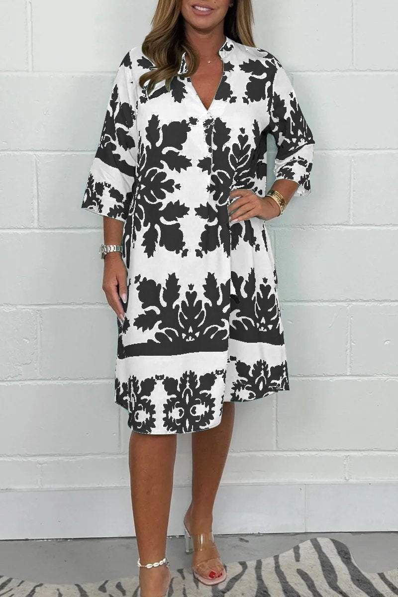 Isla Airy Elegance Long Sleeve Dress