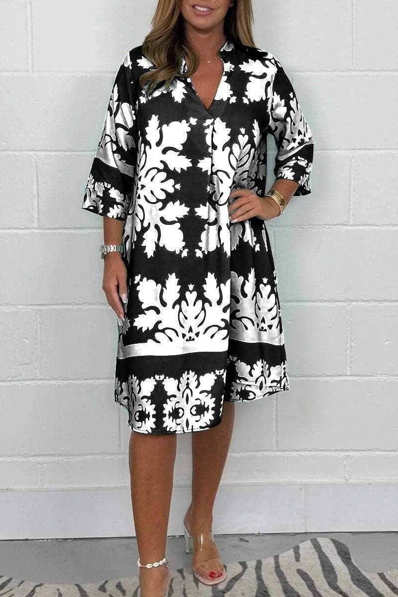 Isla Airy Elegance Long Sleeve Dress