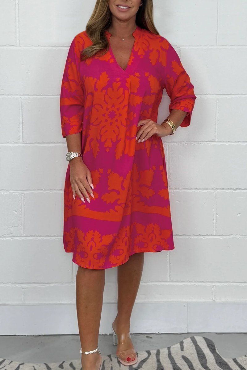 Isla Airy Elegance Long Sleeve Dress