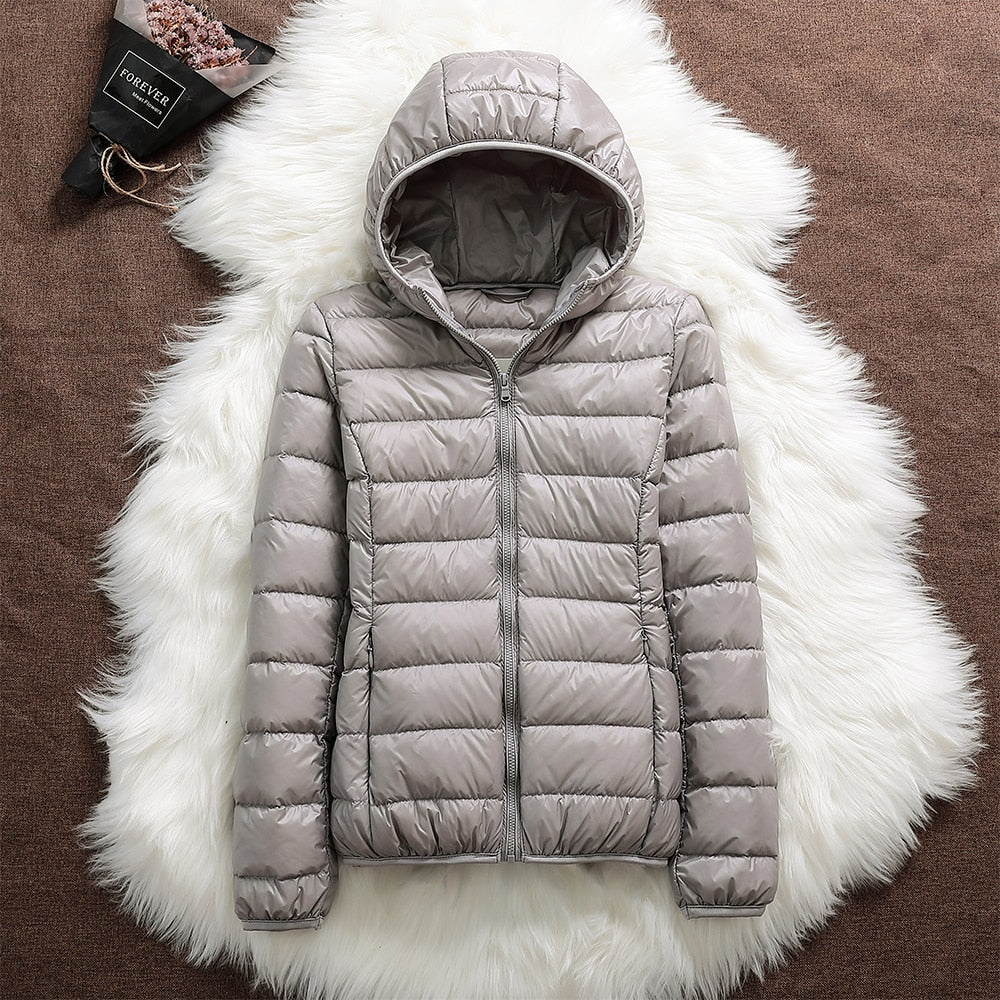 Bianca Waterproof FeatherDown Jacket – Light, Warm & Stylish