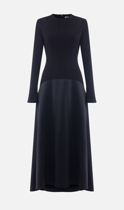 Daylight Drift Satin Maxi Dress
