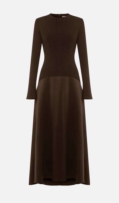 Daylight Drift Satin Maxi Dress