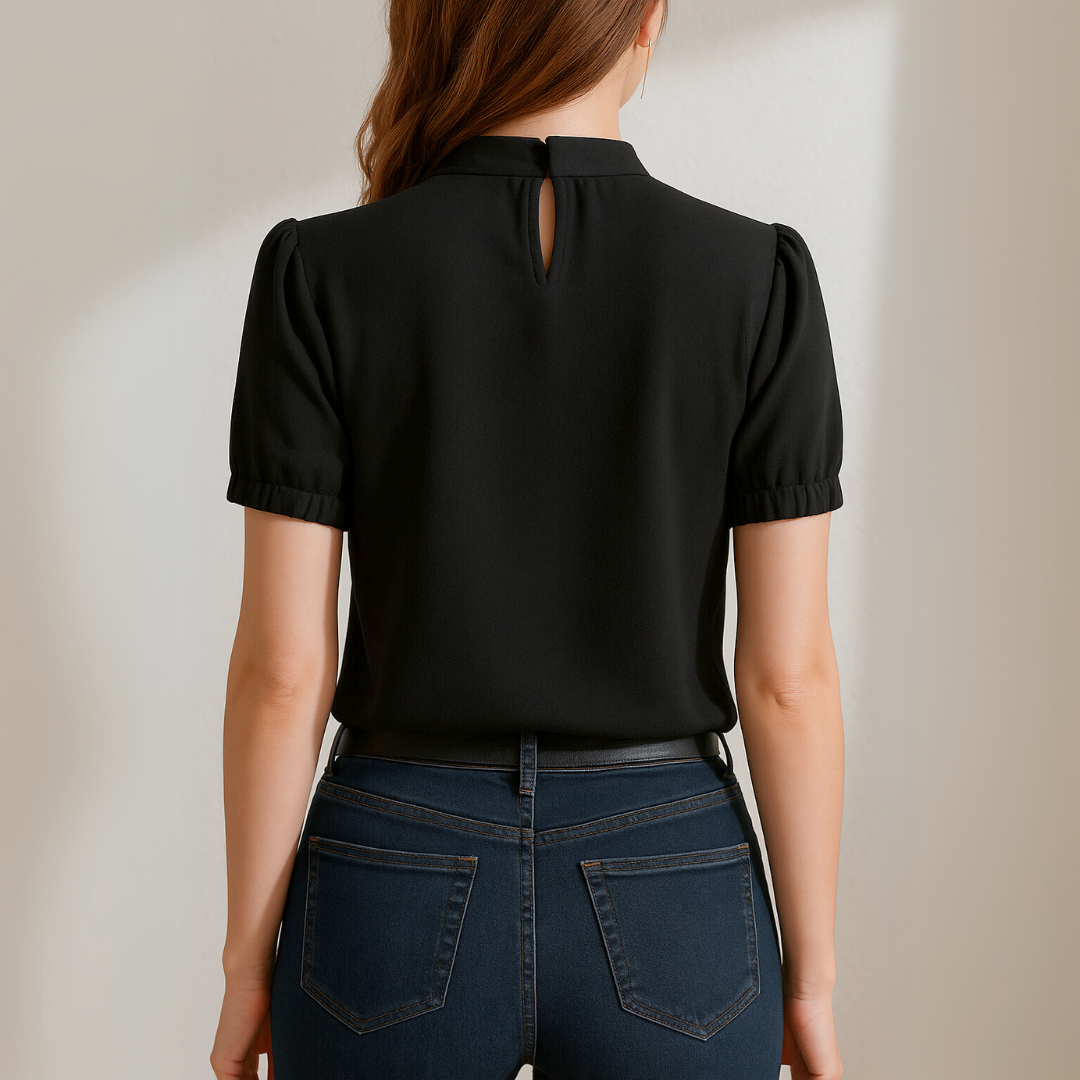 Mila Soft Drape Blouse – Lightweight & Effortless