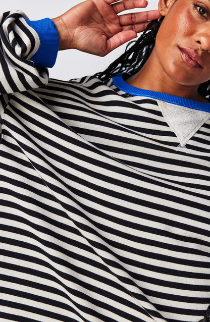 Maddie Bold Stripe Oversized Knit