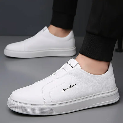 Harper Slip-On Vegan Leather Sneakers – Coastal Comfort