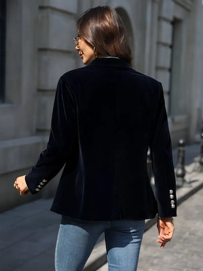 Amelia Velvet Tailored Blazer