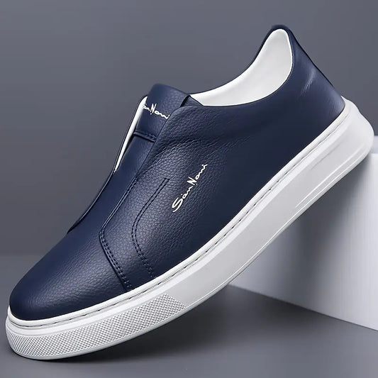 Harper Slip-On Vegan Leather Sneakers – Coastal Comfort