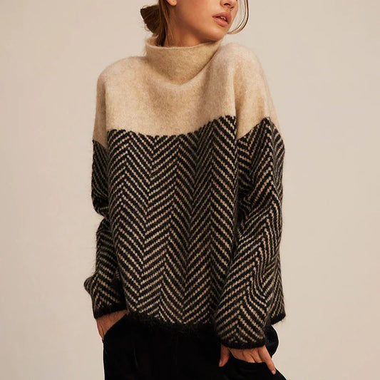 Ella Feminine Turtleneck Sweater