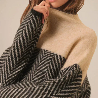 Ella Feminine Turtleneck Sweater