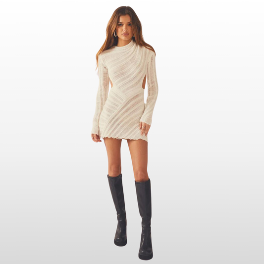 Side Glance Mini Dress