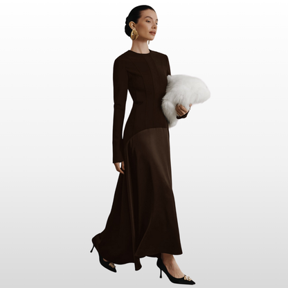 Daylight Drift Satin Maxi Dress