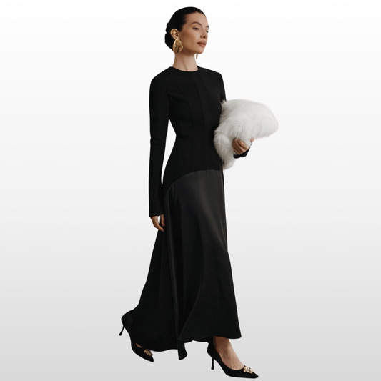 Daylight Drift Satin Maxi Dress