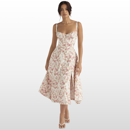 Blossom Breeze Floral Midi Dress