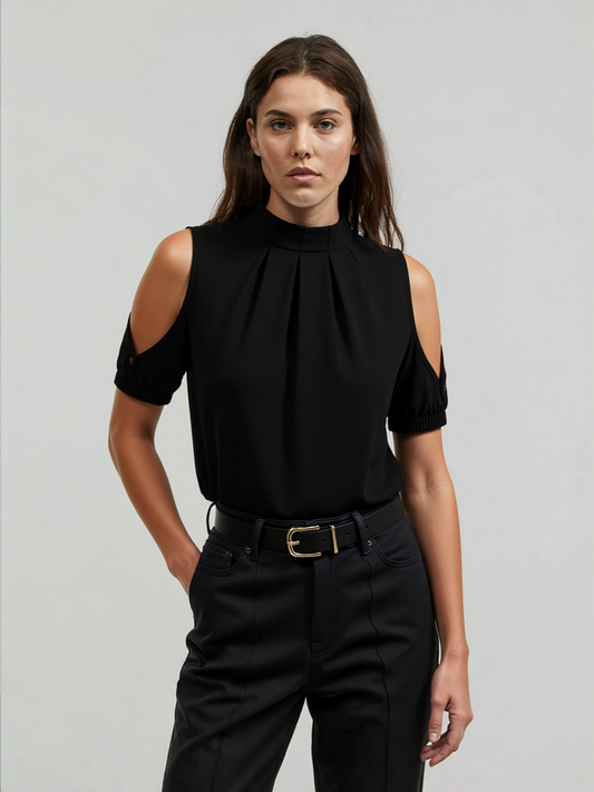 Mila Soft Drape Blouse – Lightweight & Effortless