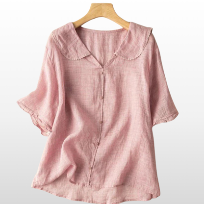 Lunaria Linen Blouse