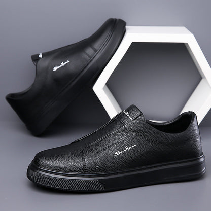 Harper Slip-On Vegan Leather Sneakers – Coastal Comfort