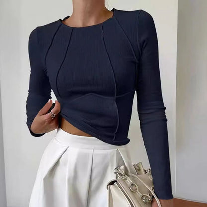 Eliza Tailored Split-Detail Luxe Top