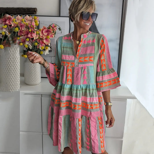 Ella Airy Tiered Boho Dress