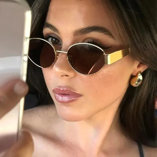Samantha Vintage Luxe Oval Sunnies