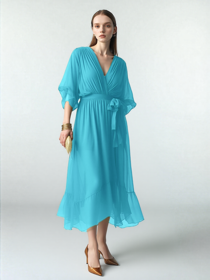 Celeste Chiffon Dream Dress – Light, Flowing Elegance for Every Occasion