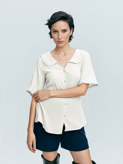 Lunaria Linen Blouse